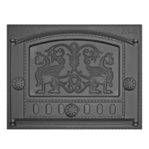 Каминная дверка ДК-2Б 375*300 Грифоны